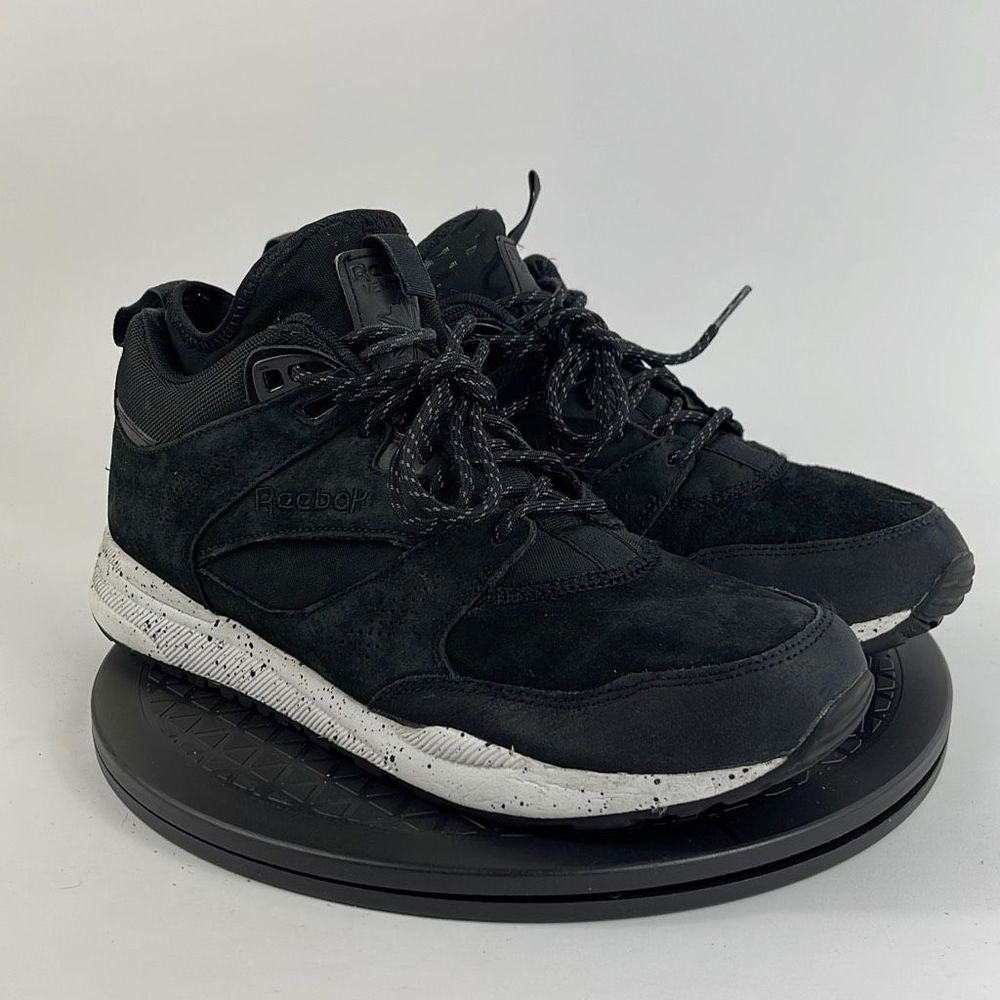 Reebok Ventilator Mid Black Suede Sneaker Boot M49036 Men’s Size 9.5 - Picture 3 of 12